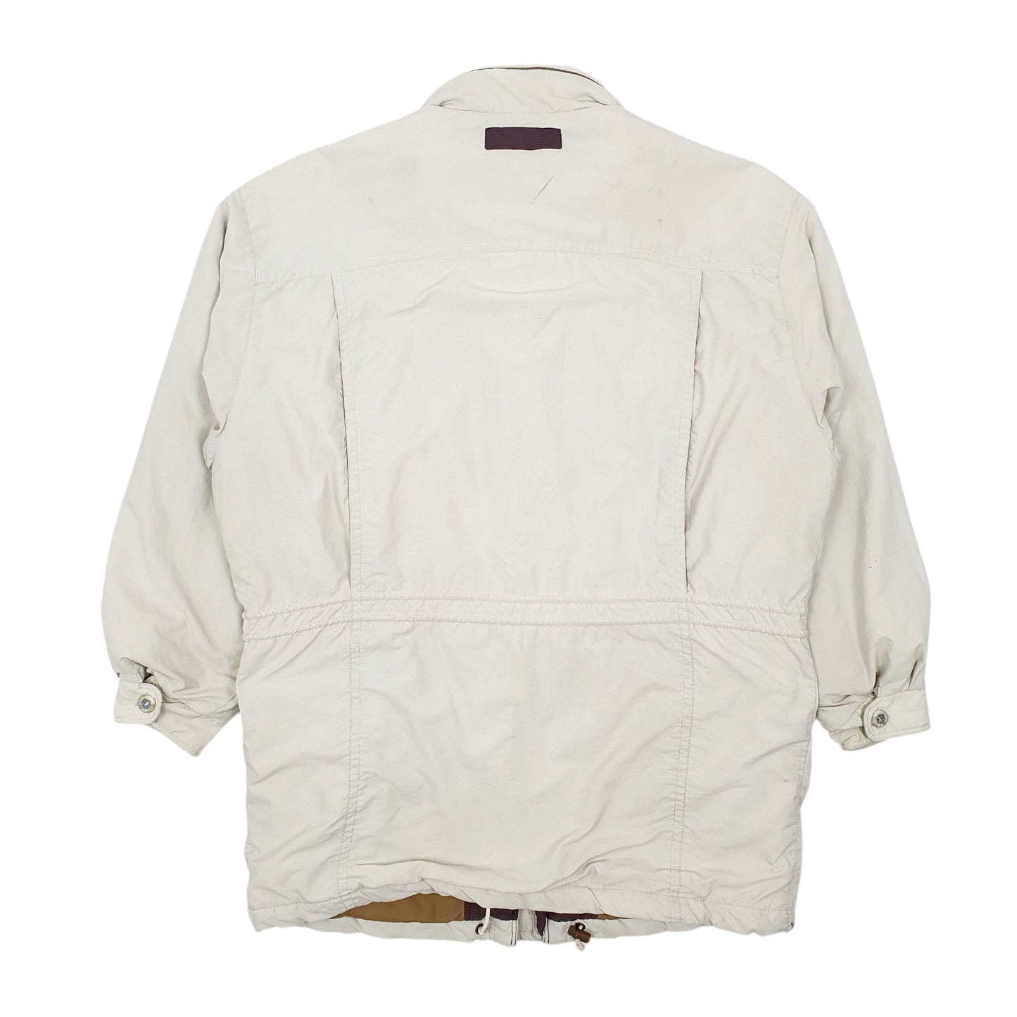 Mens Cream Lakeland Concealed Hood SympaTex  Coat