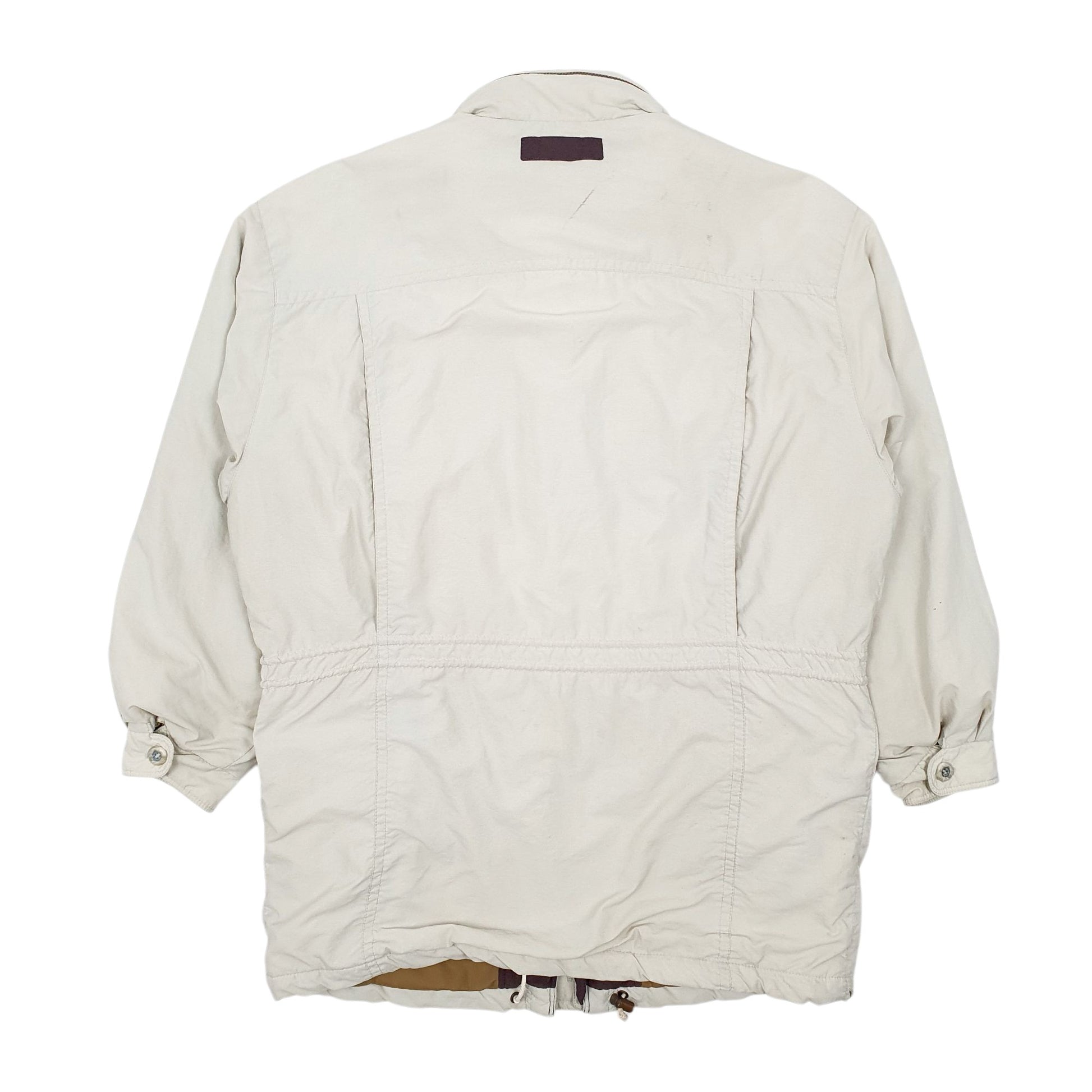 Mens Cream Lakeland Concealed Hood SympaTex  Coat