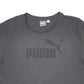 Mens Grey Puma Spellout Short Sleeve T Shirt