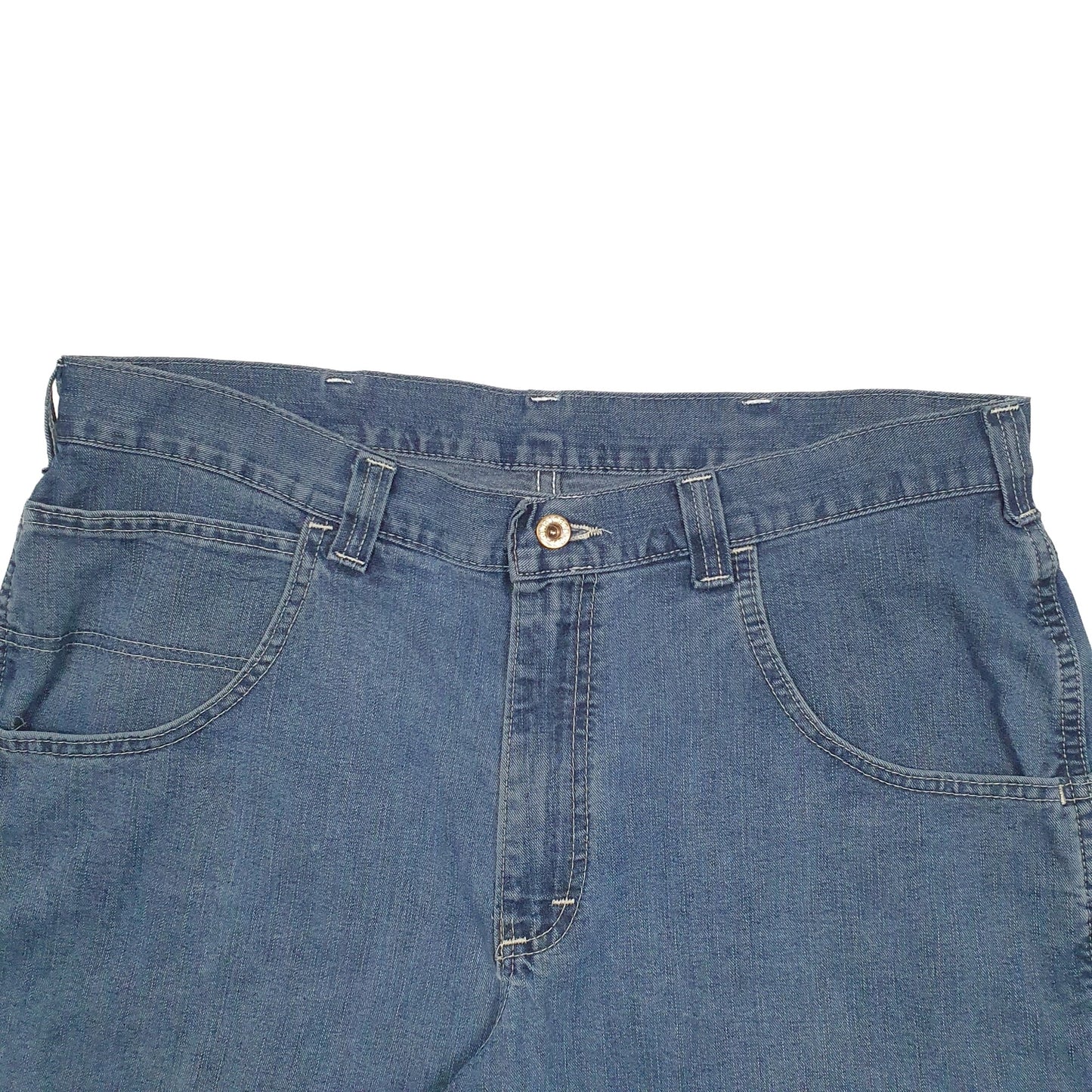 Mens Blue Lee Dungarees Carpenter Shorts