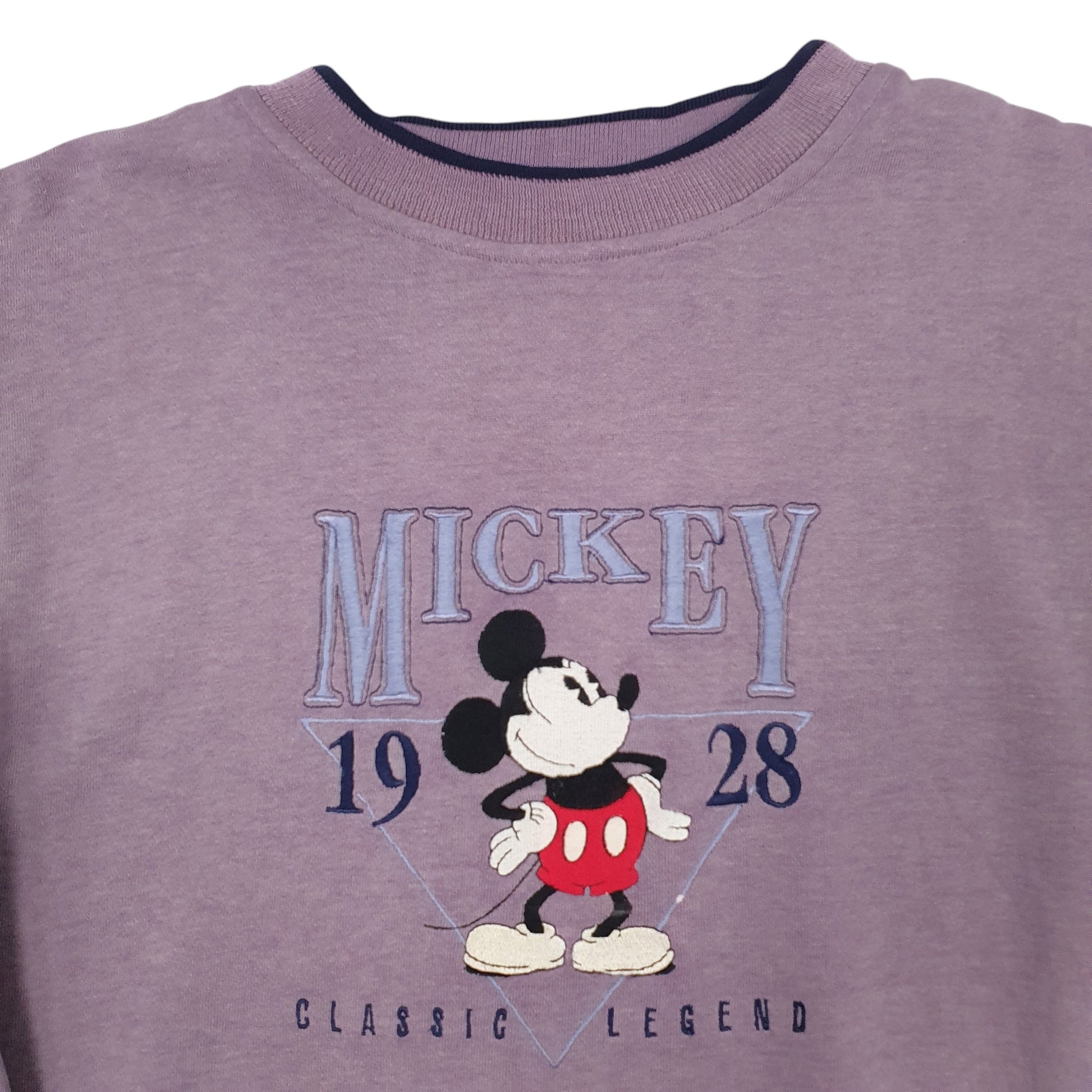 Mens Purple Disney  Crewneck Jumper