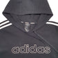 Mens Black Adidas Spellout Hoodie Jumper