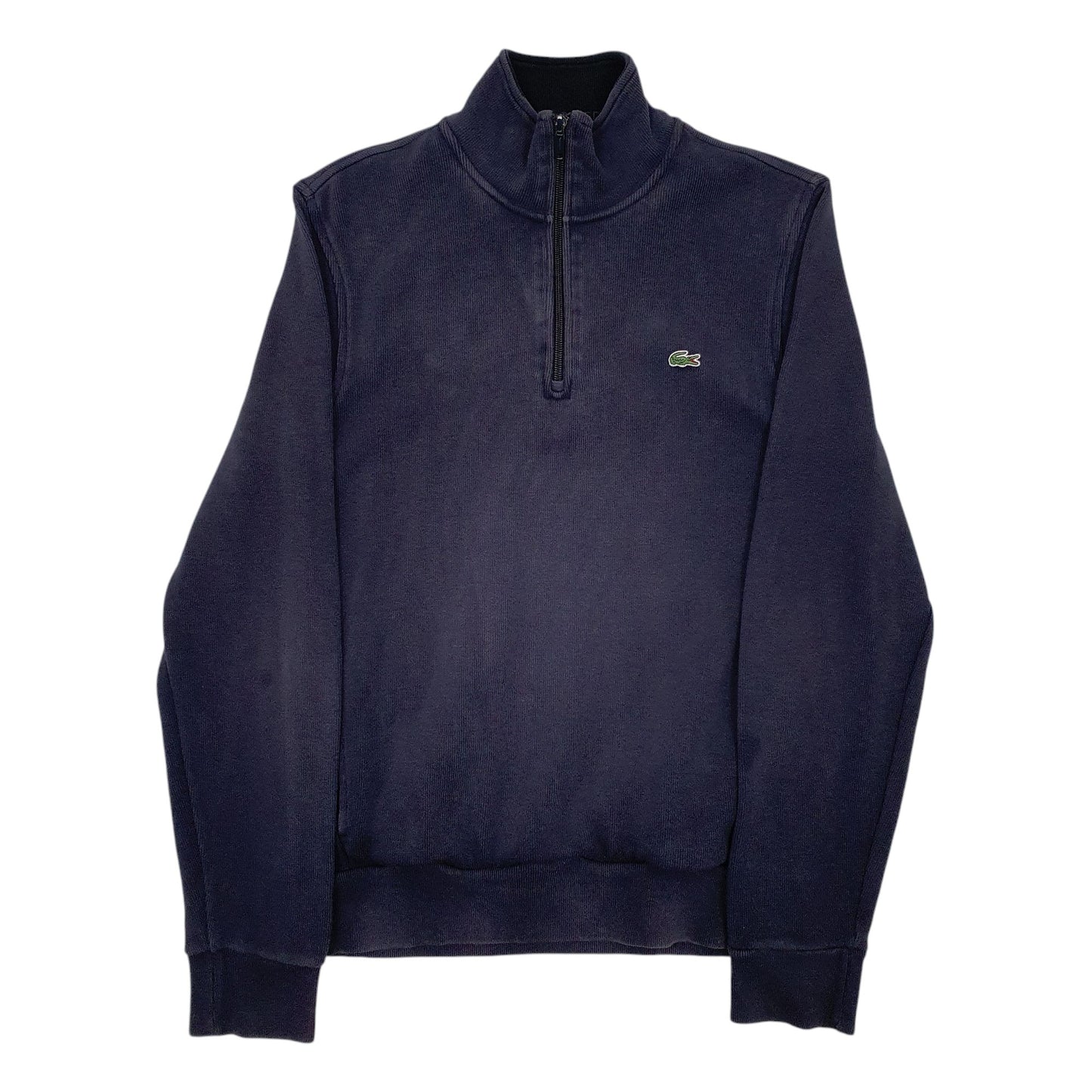 Womens Navy Lacoste  Quarter Zip Jumper