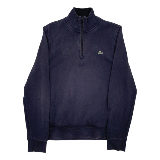 Womens Navy Lacoste  Quarter Zip Jumper