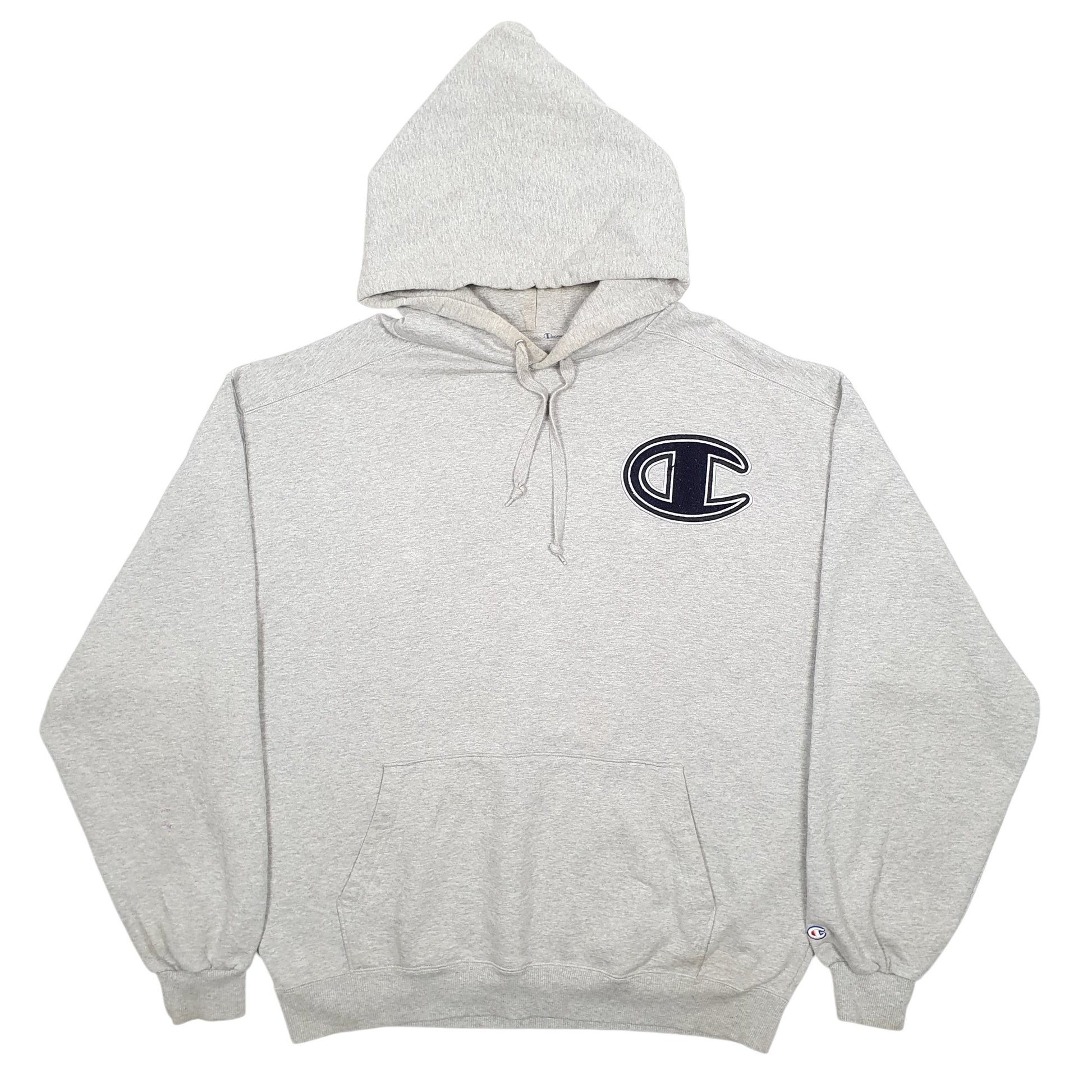 Mens Grey Champion  Hoodie Jumper