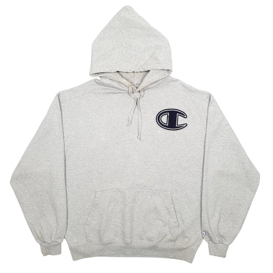 Mens Grey Champion  Hoodie Jumper