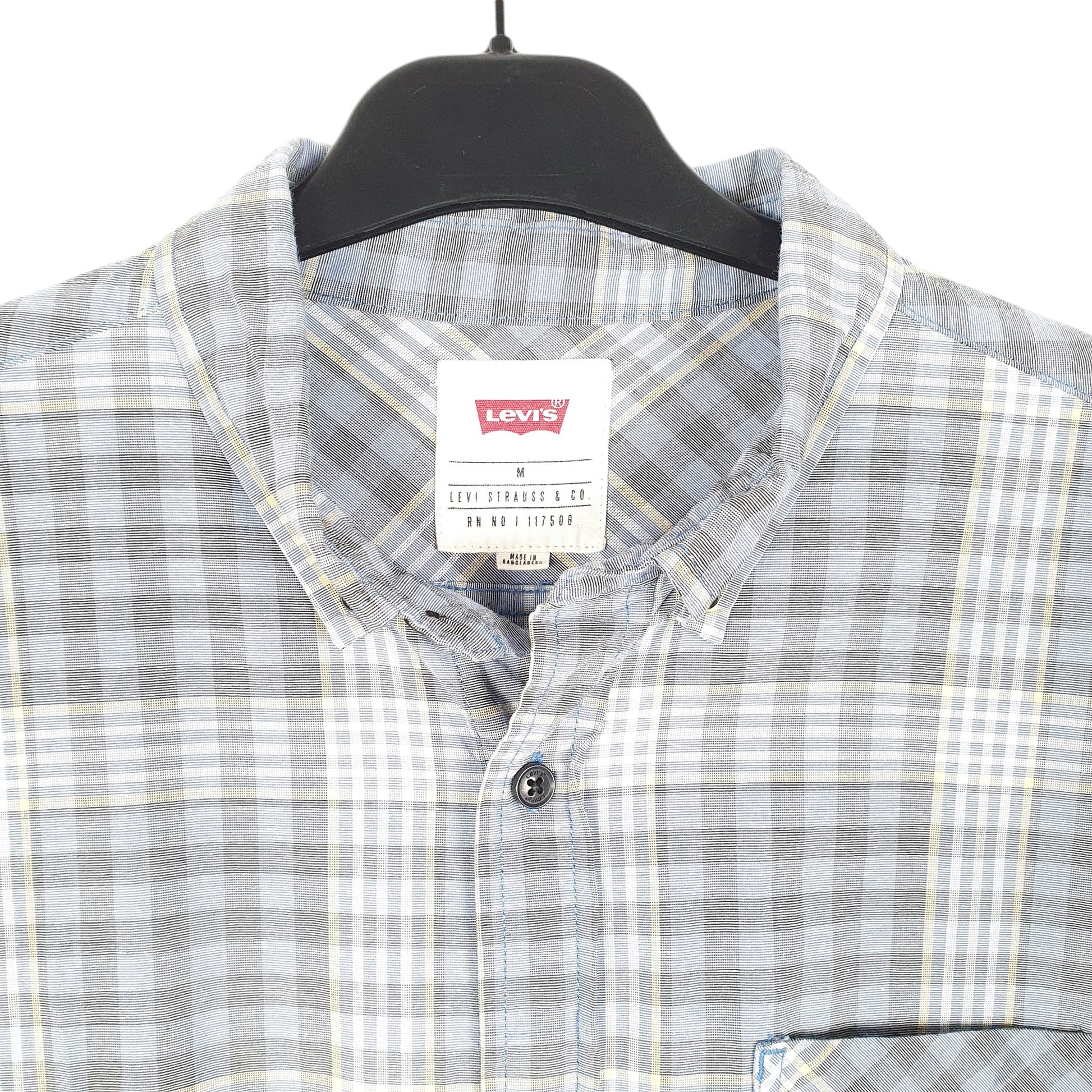 Mens Blue Levis  Long Sleeve Shirt