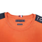 Mens Orange Tommy Hilfiger Spellout Short Sleeve T Shirt