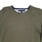 Mens Green Tommy Hilfiger  Crewneck Jumper