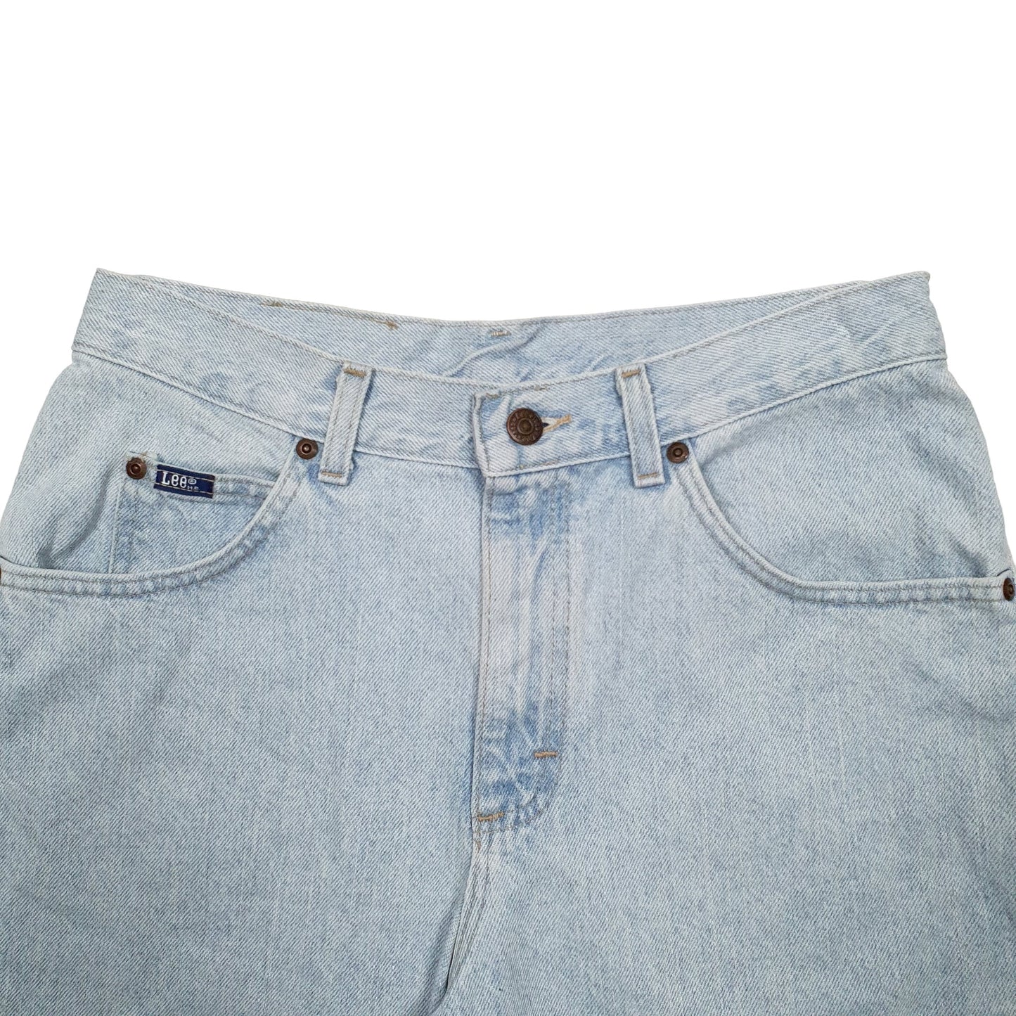 Mens Blue Lee  Denim Shorts