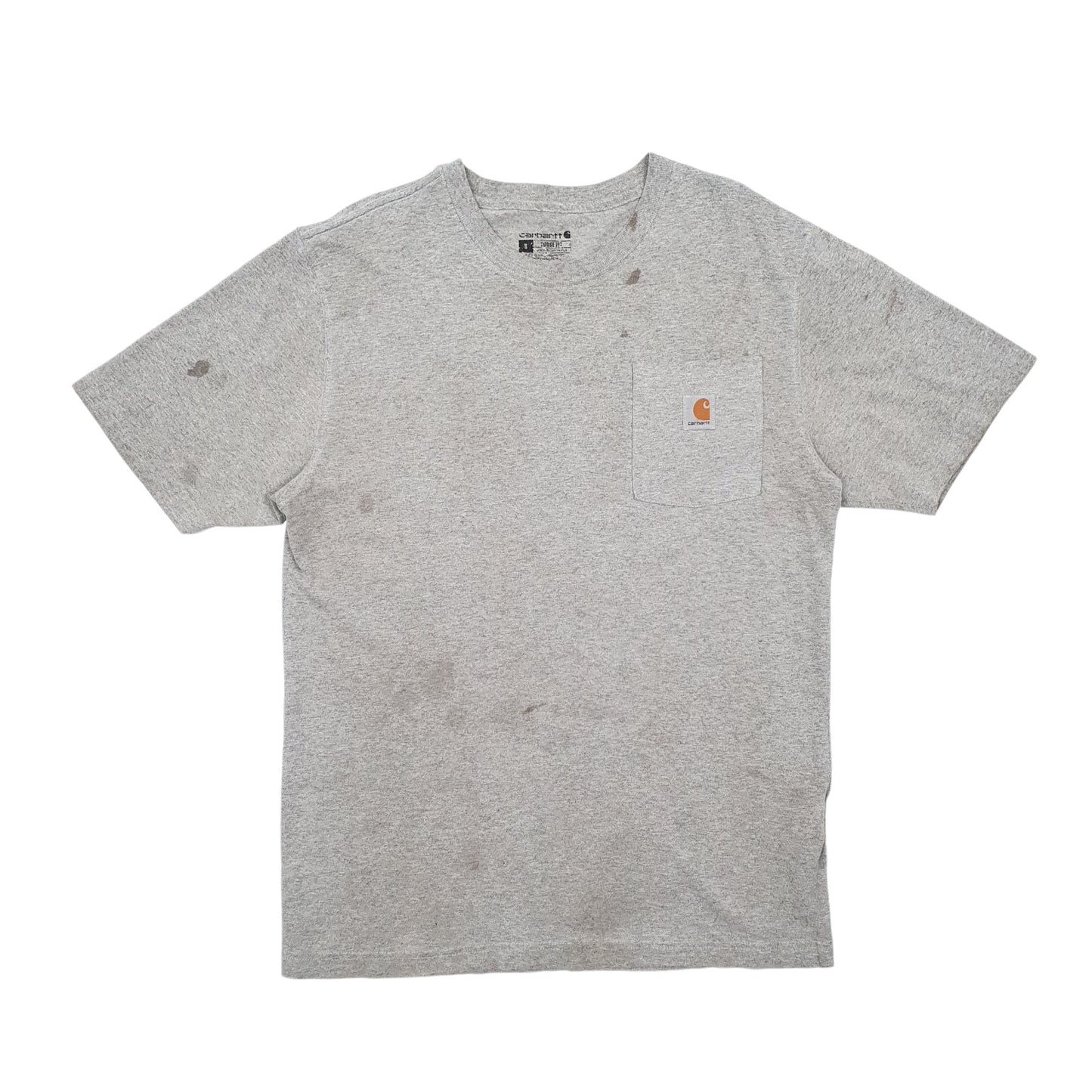 Mens Grey Carhartt  Short Sleeve T Shirt