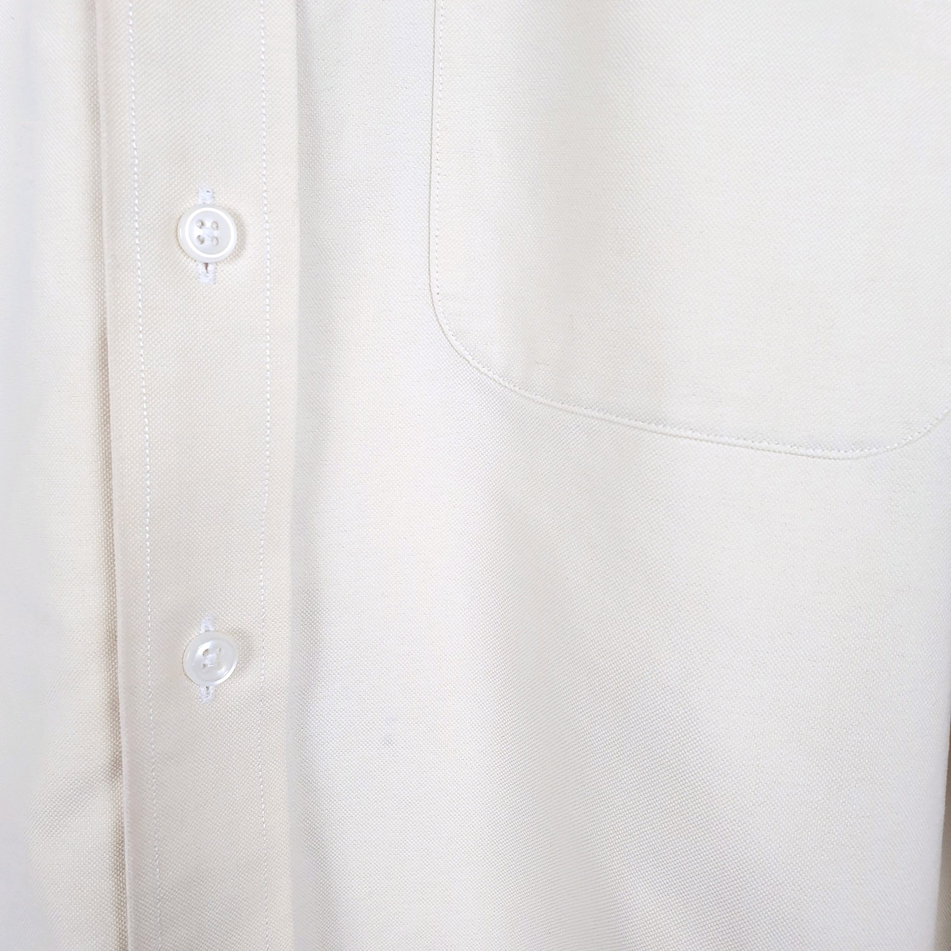 Mens Yellow L.L.Bean Oxford Long Sleeve Shirt