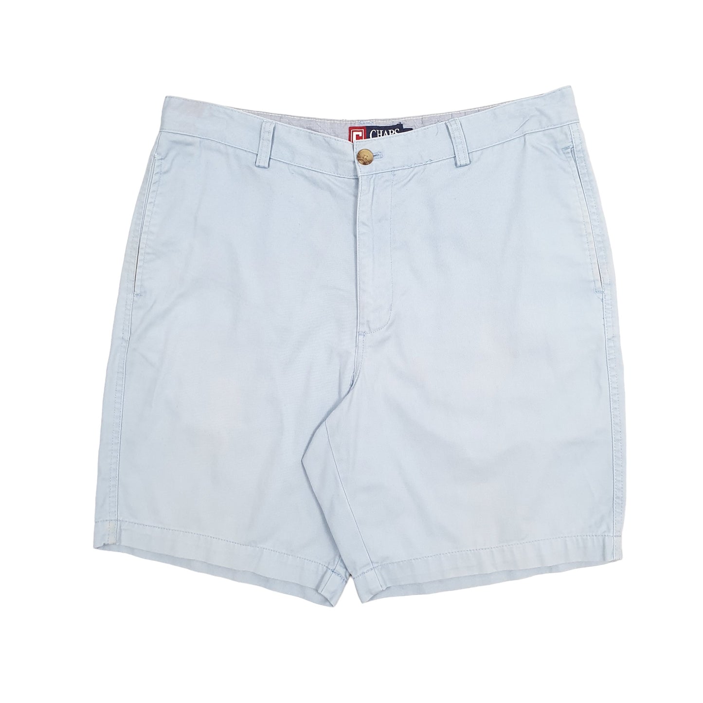 Mens Blue Chaps Deck Chino Shorts