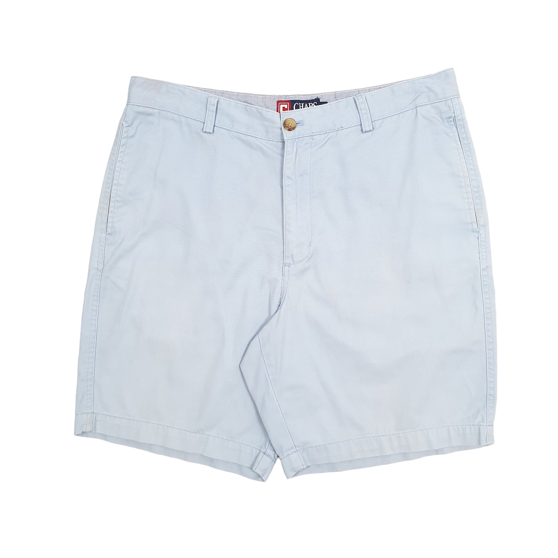 Mens Blue Chaps Deck Chino Shorts