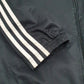 Mens Black Adidas Hooded  Coat