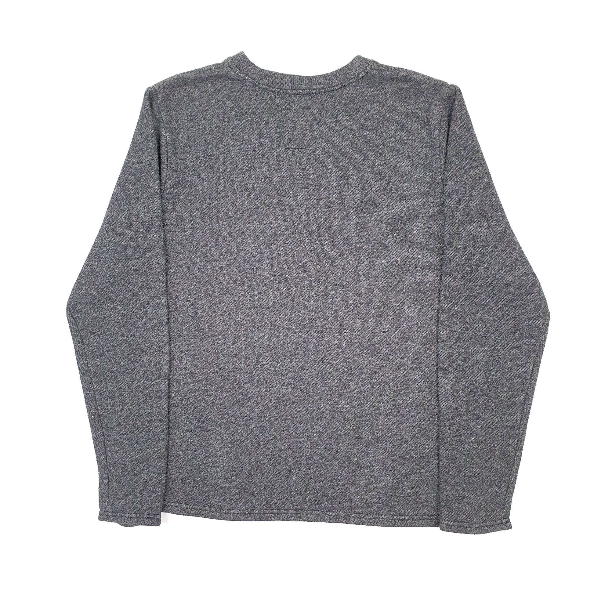 Mens Grey Animal  Crewneck Jumper