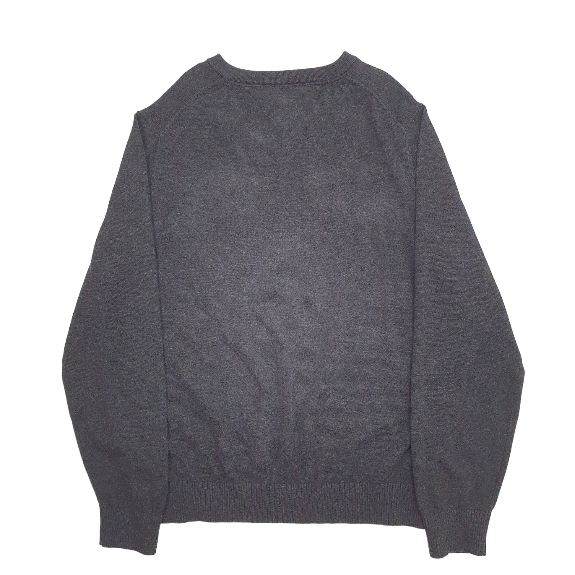 Mens Grey Tommy Hilfiger Knit Crewneck Jumper