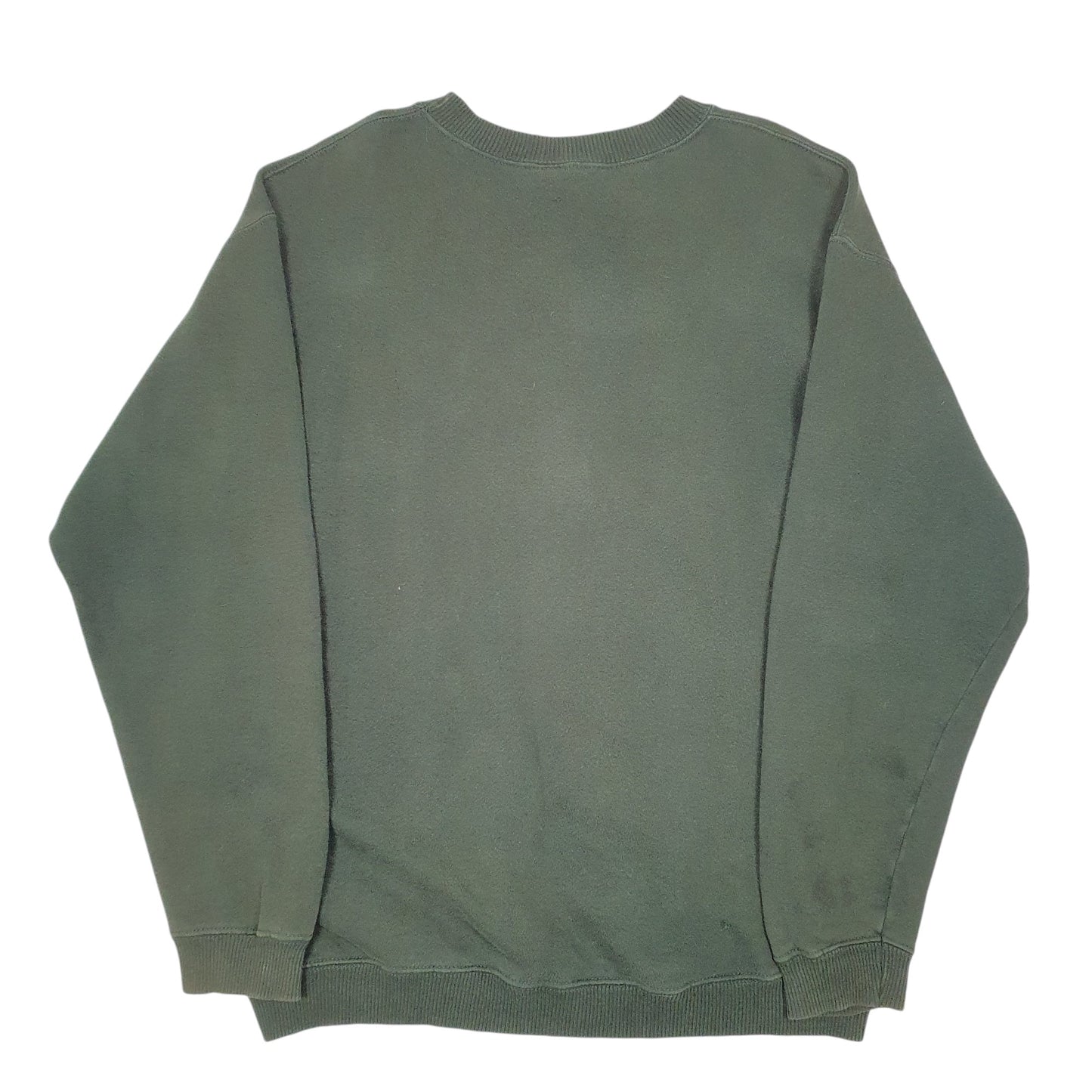 Mens Green Nike Vintage 80s Swoosh Made In Canada Crewneck Jumper