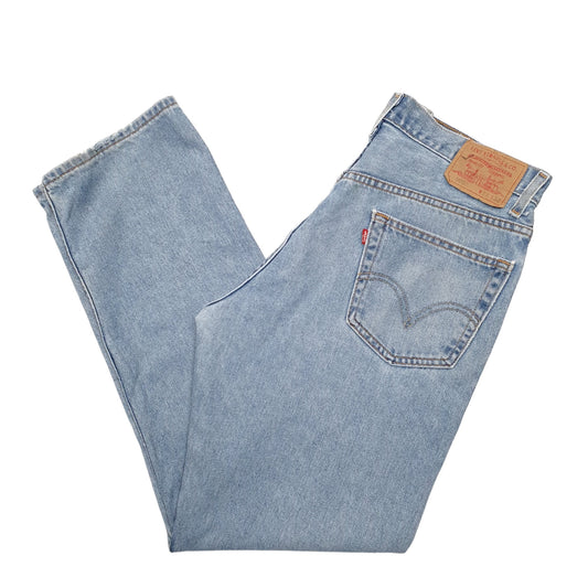 Mens Blue Levis 505 JeansW35 L32