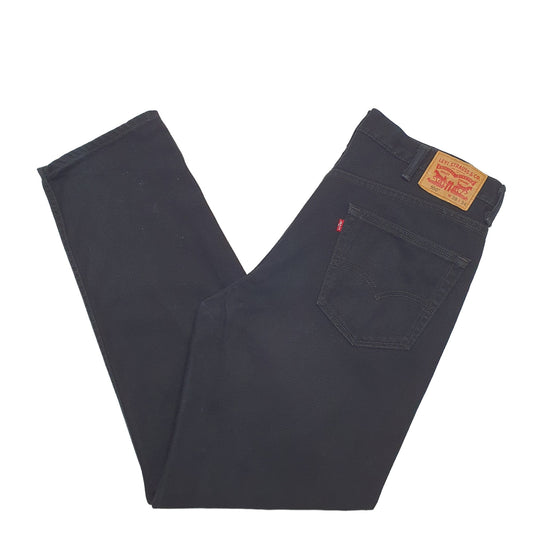 Mens Black Levis 505 JeansW38 L34