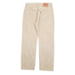 Mens Beige Levis 751 Corduroy Trousers