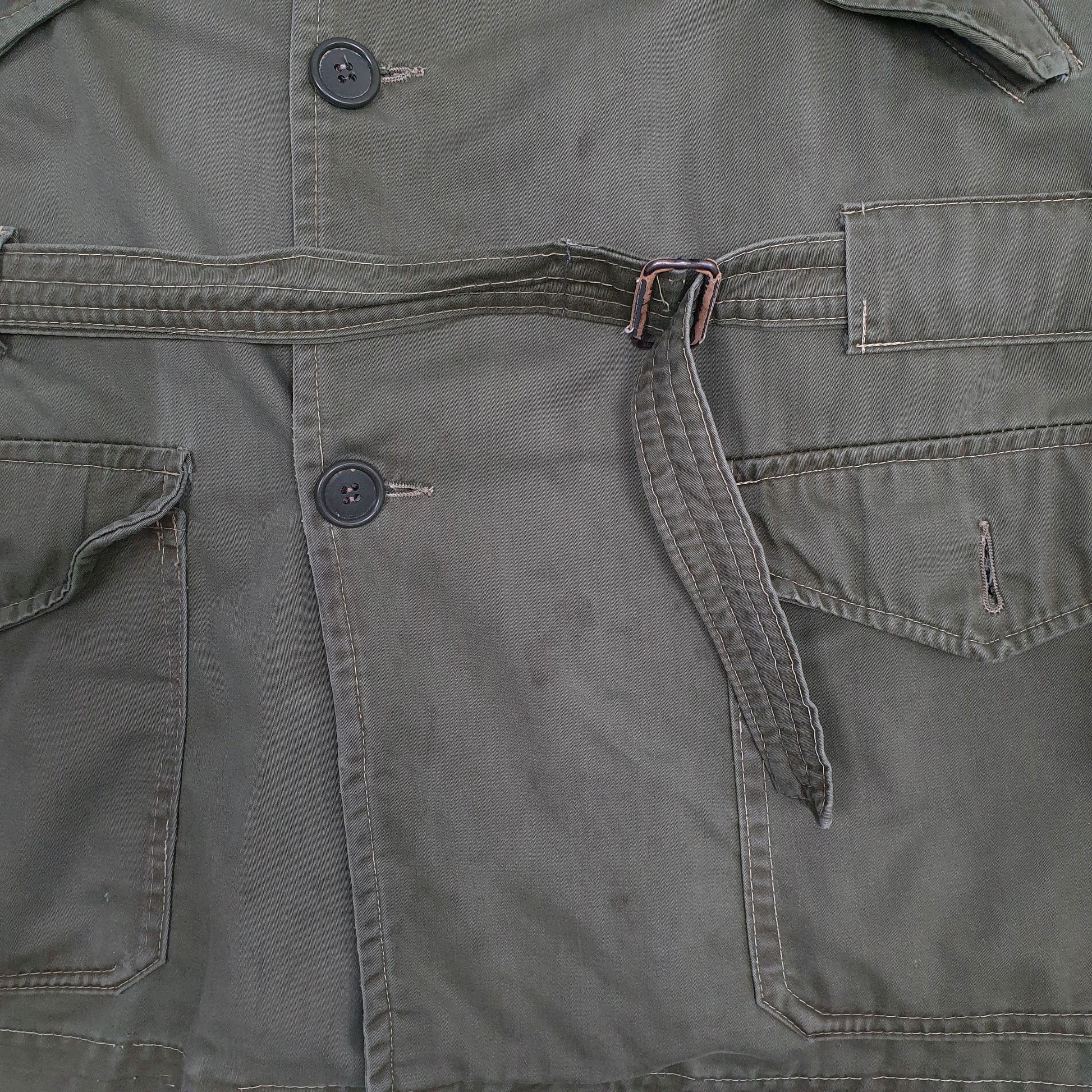 Mens Khaki Another Basket Field Hunting Hoodie Coat