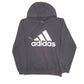 Mens Black Adidas  Hoodie Jumper
