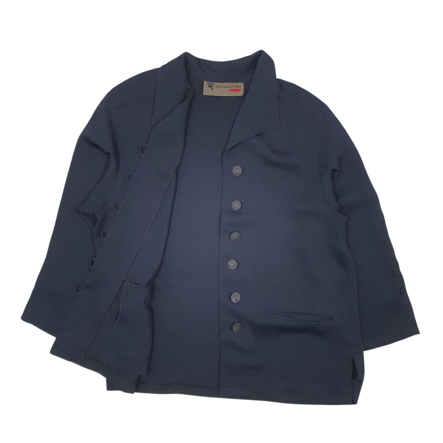 Womens Navy Jean Claude Lightweight  Coat