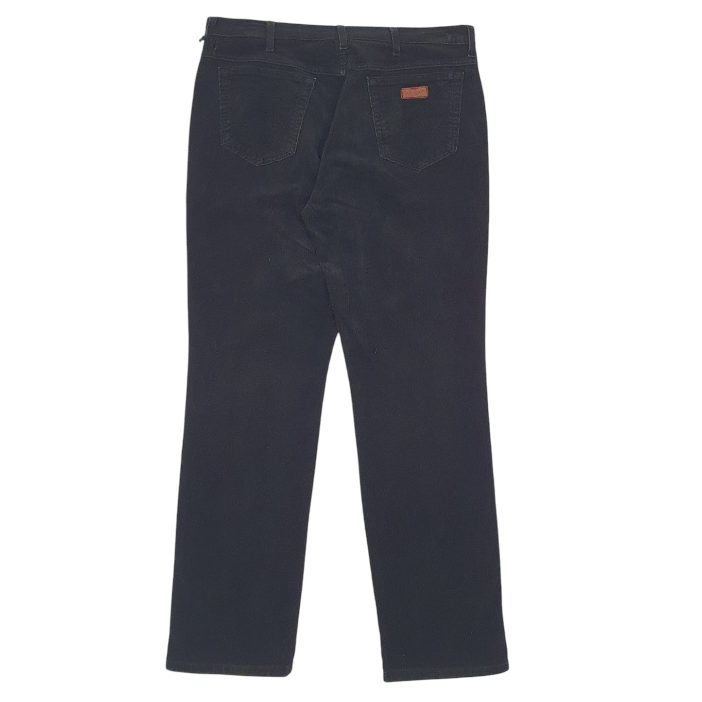 Mens Black Wrangler  Corduroy Trousers