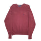 Mens Burgundy Polo Ralph Lauren Knit Crewneck Jumper