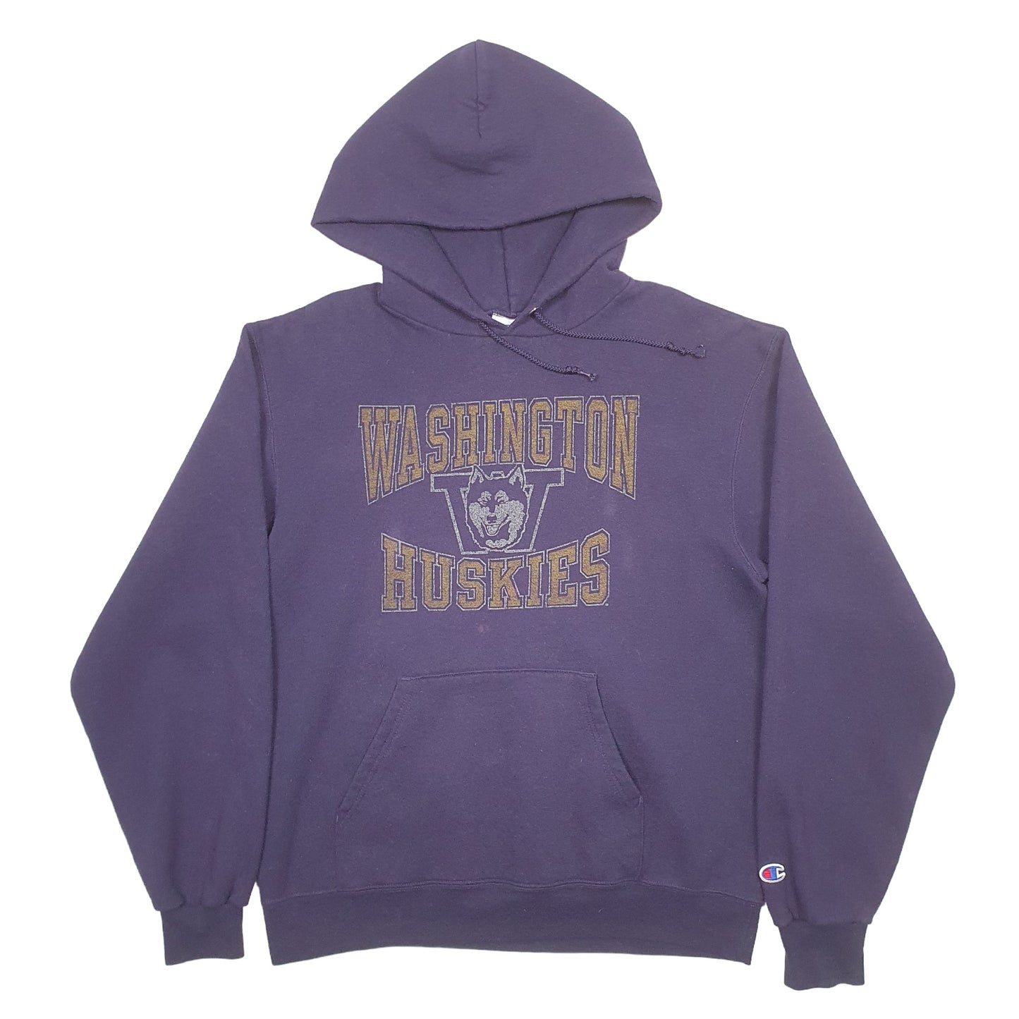 Mens Purple Champion Washington Huskies USA College Hoodie Jumper