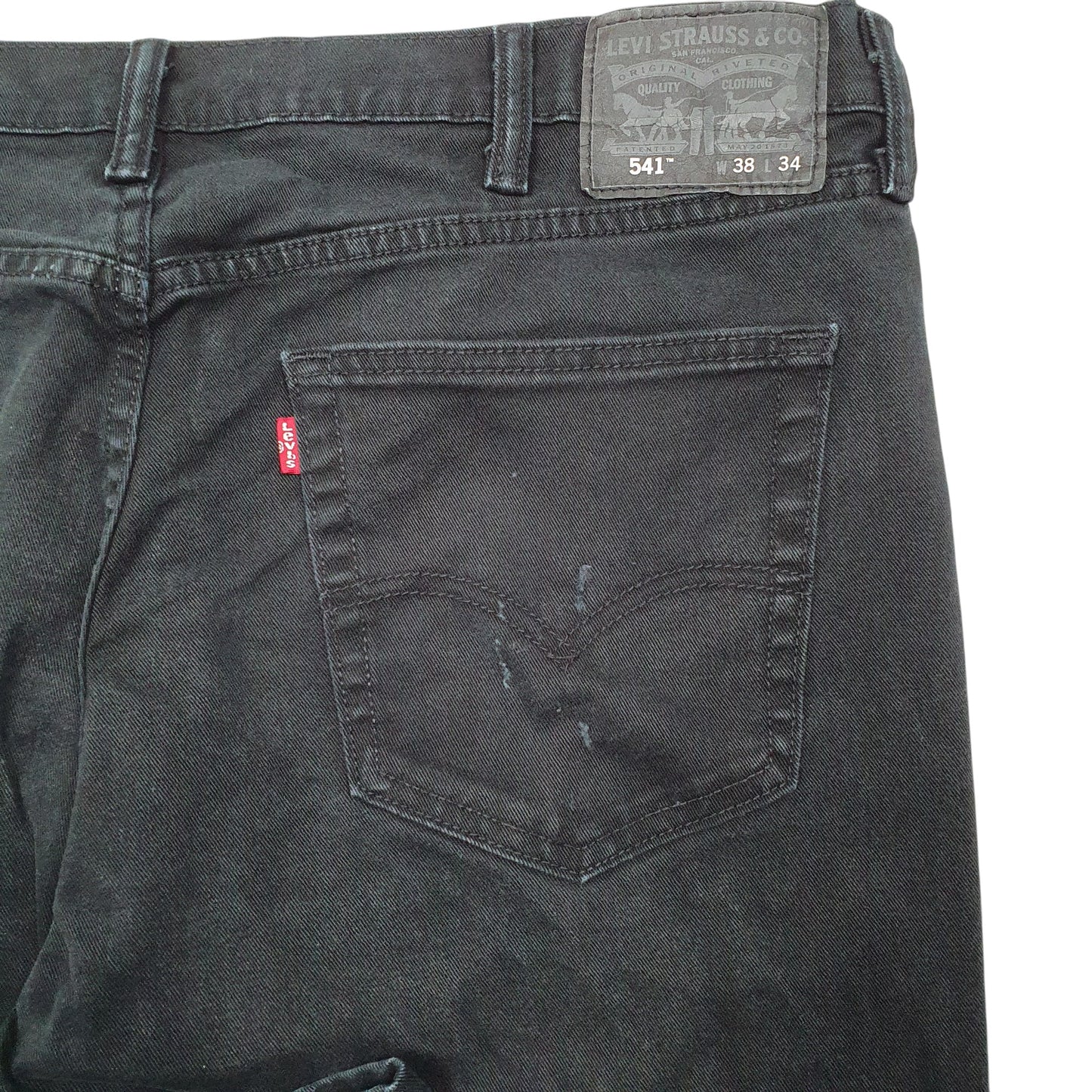 Mens Black Levis  541 JeansW38 L34