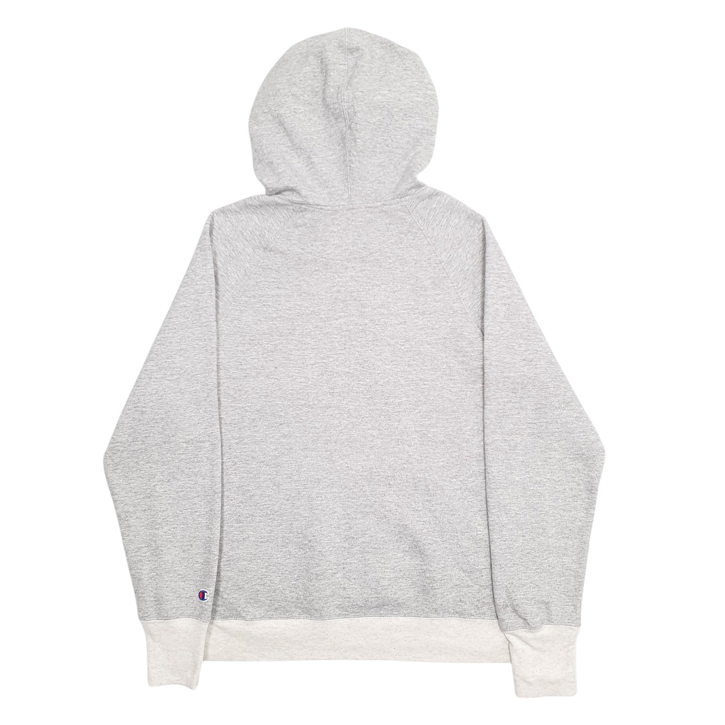 Womens Grey Champion Spellout Hoodie Jumper