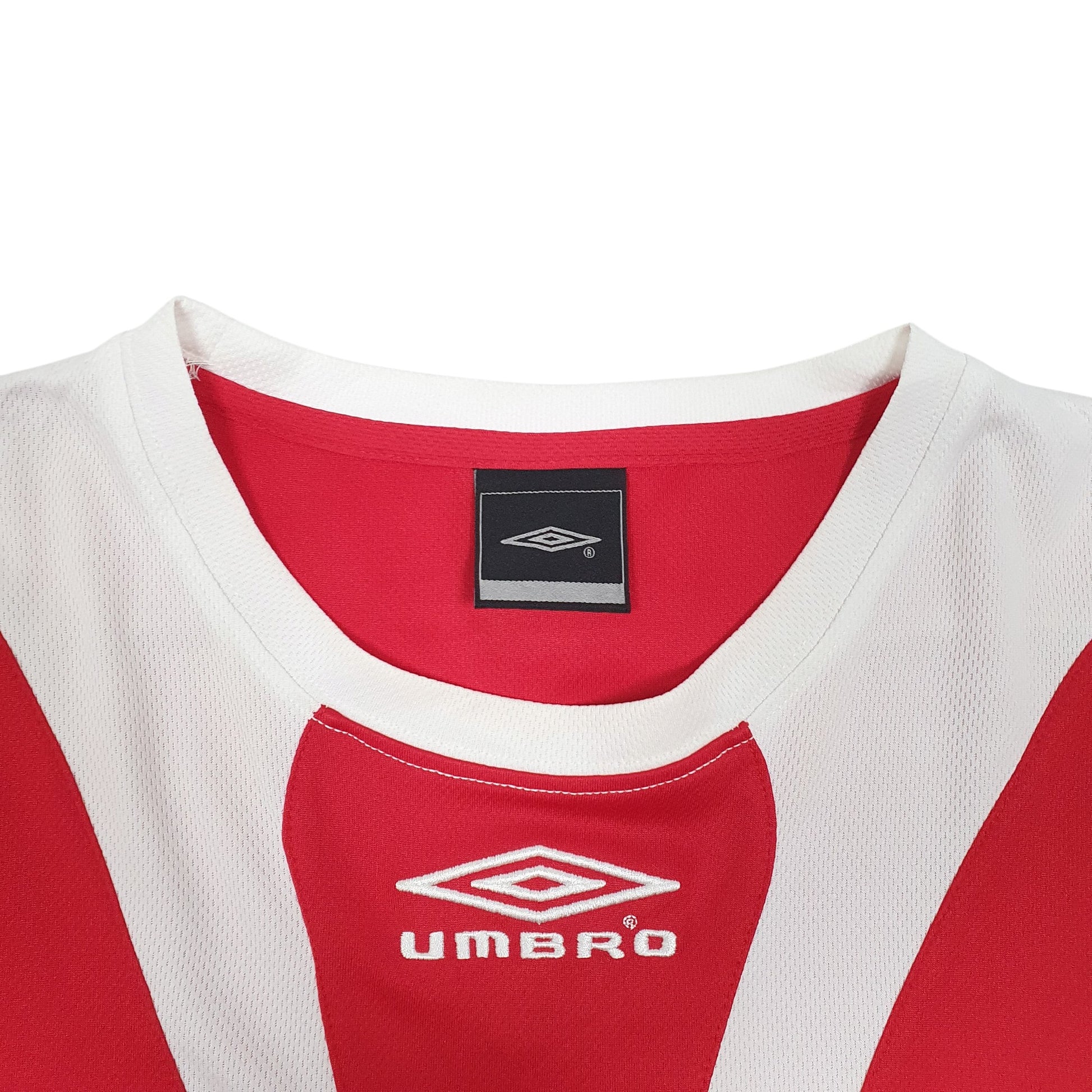 Mens Red Umbro Active Football Short Sleeve T Shirt