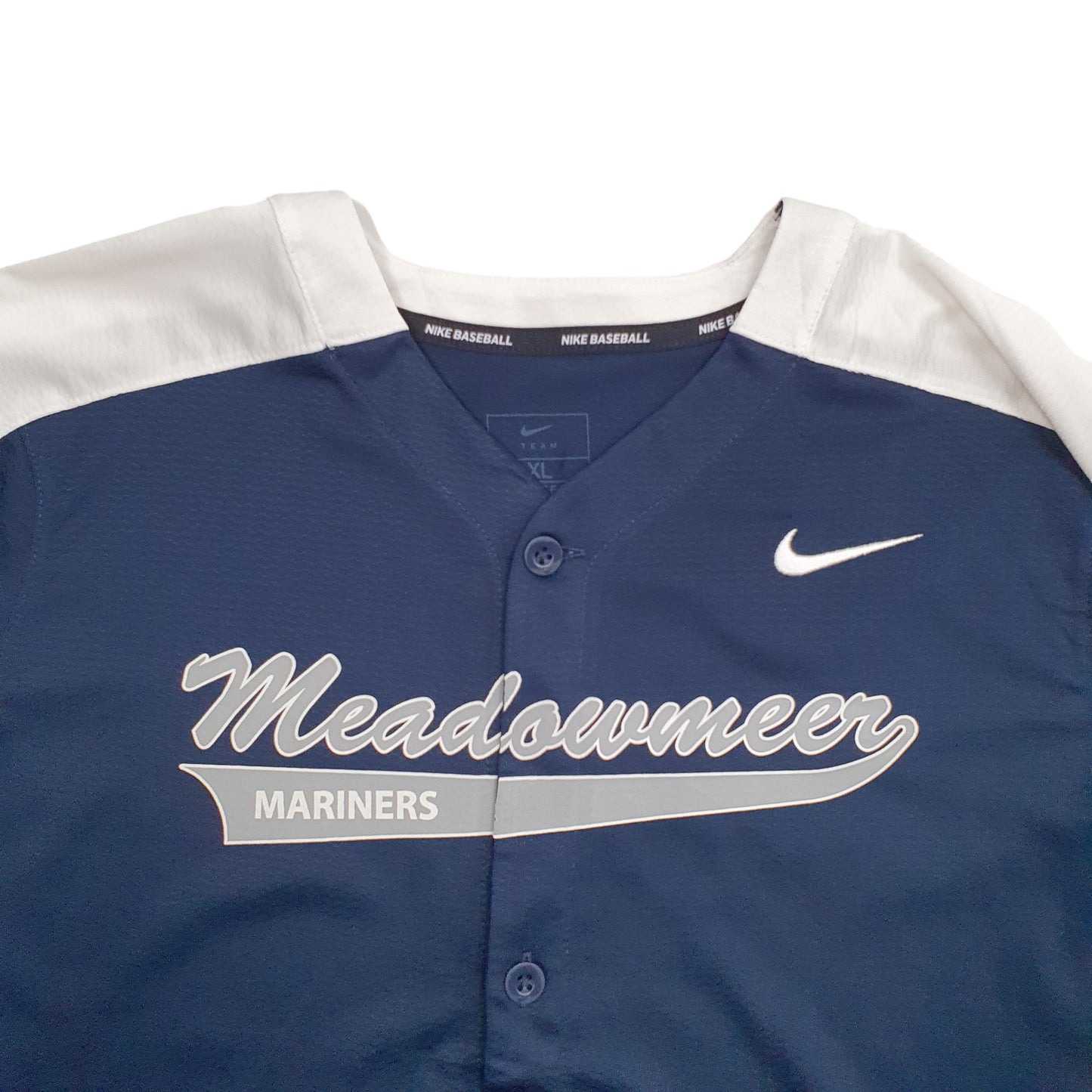 Mens Blue Nike MLB Baseball Jersey Meadowmeer Mariners Short Sleeve T Shirt