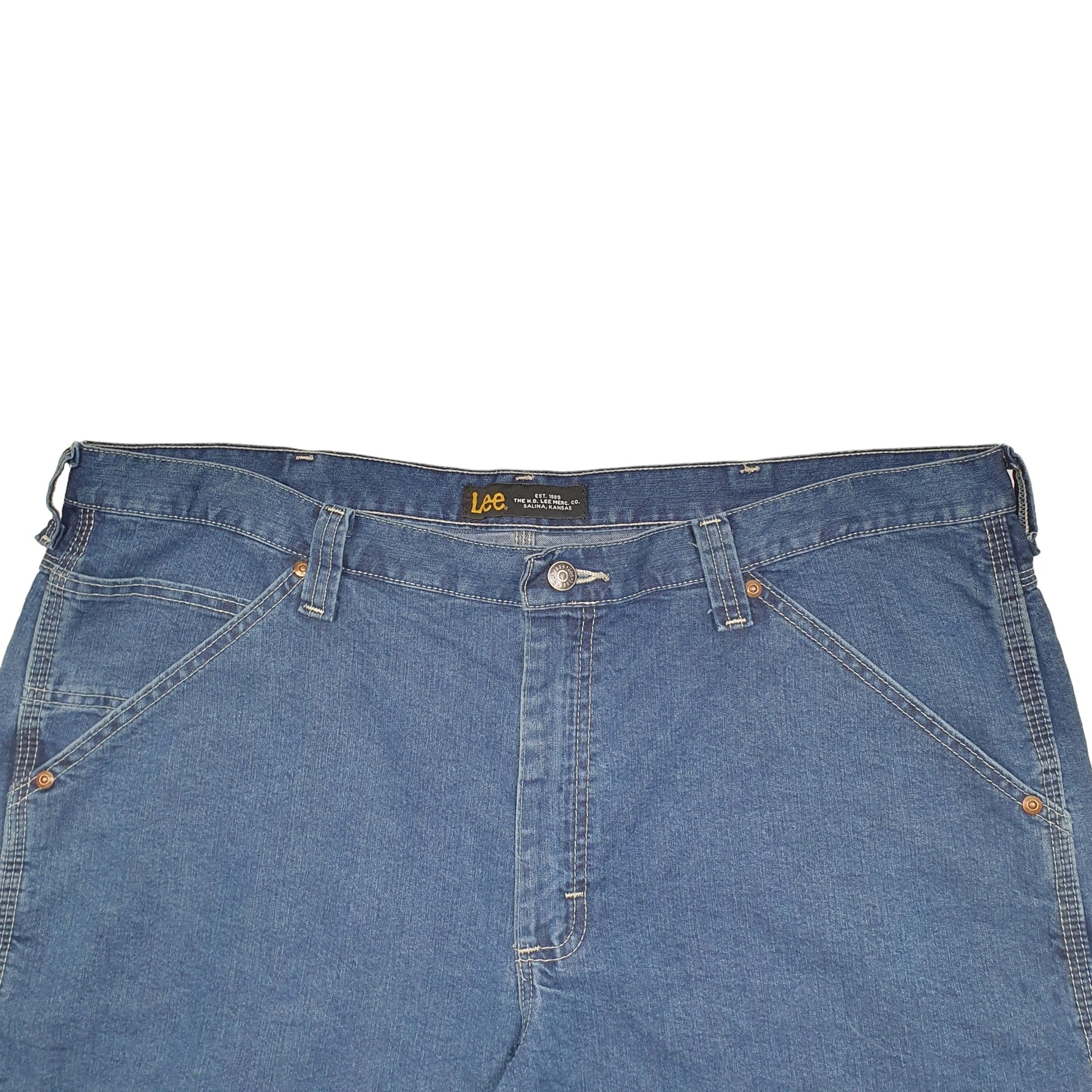 Mens Blue Lee  Carpenter Shorts