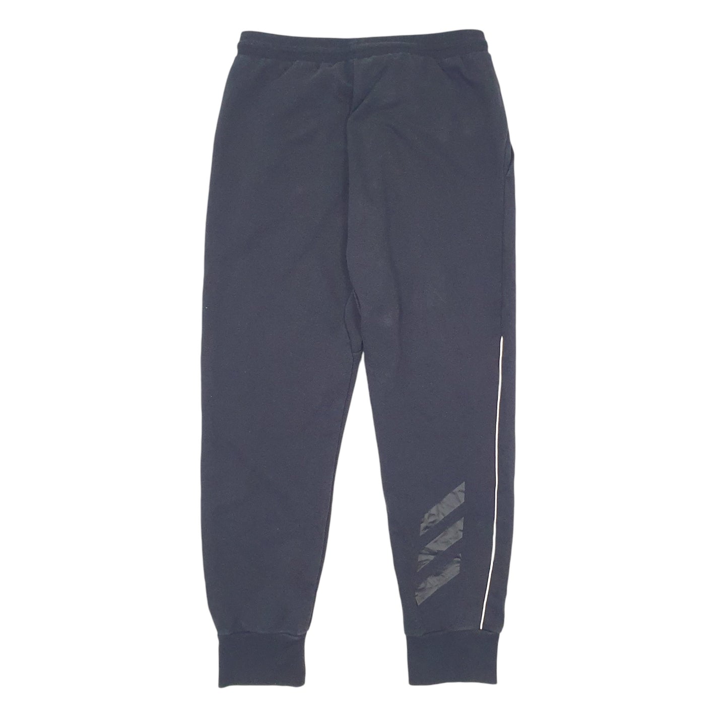 Mens Black Adidas Stretch Jogger Trousers