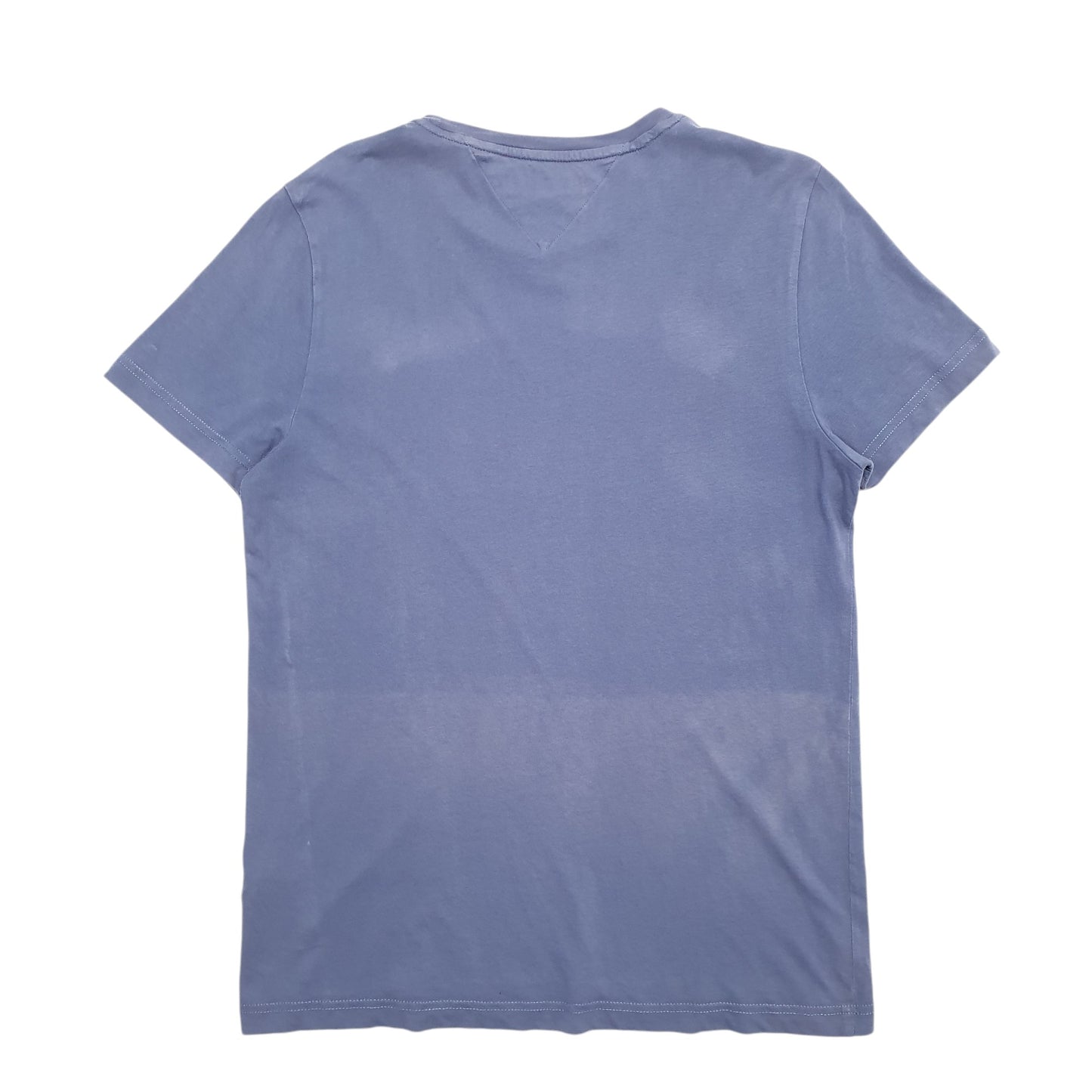 Womens Blue Tommy Hilfiger Spellout Short Sleeve T Shirt