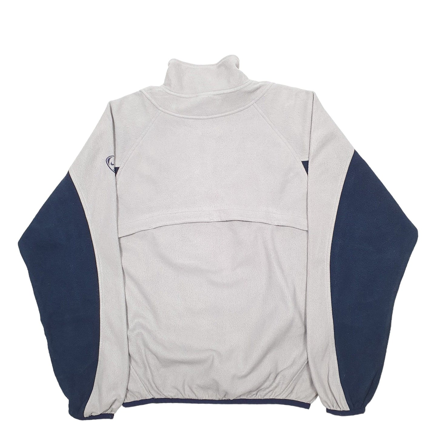 Mens Grey Nike Vintage 2000's Quarter Zip Jumper