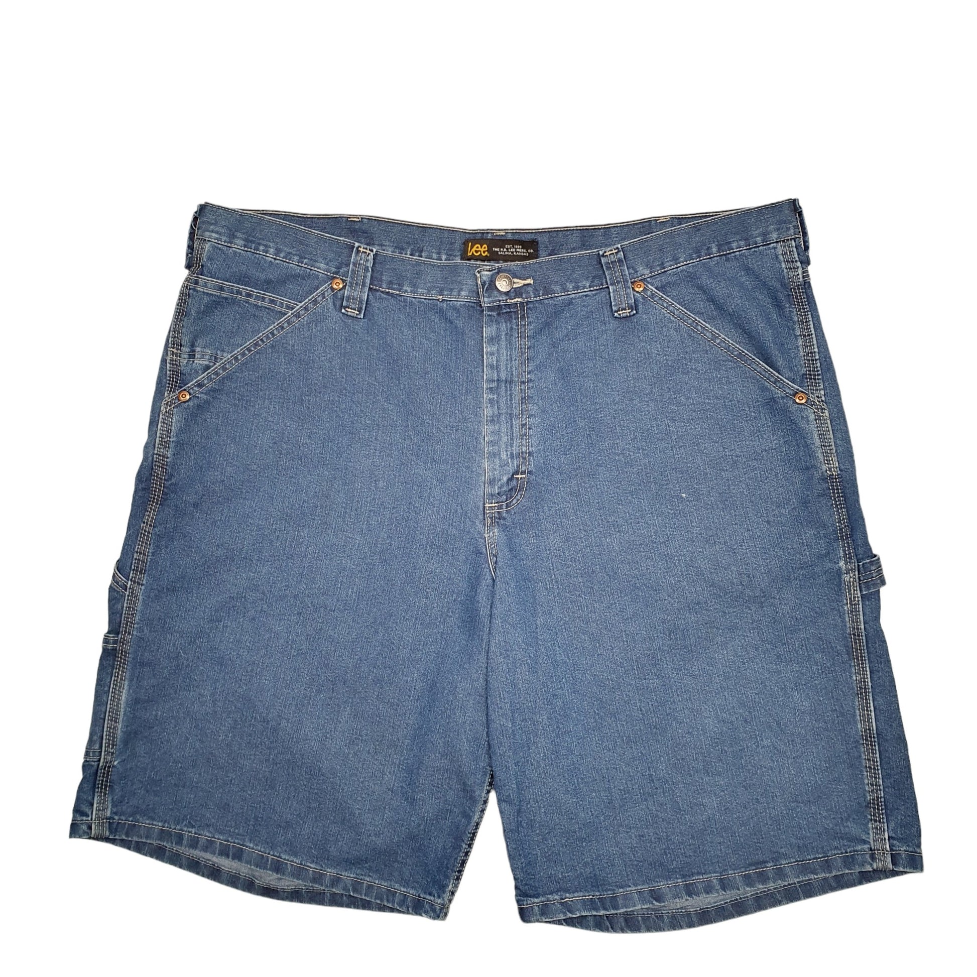 Mens Blue Lee  Carpenter Shorts