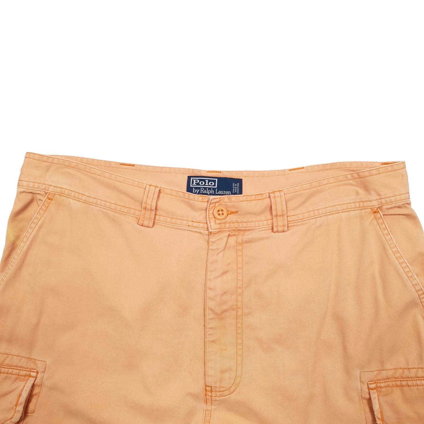 Mens Orange Polo Ralph Lauren  Cargo Shorts