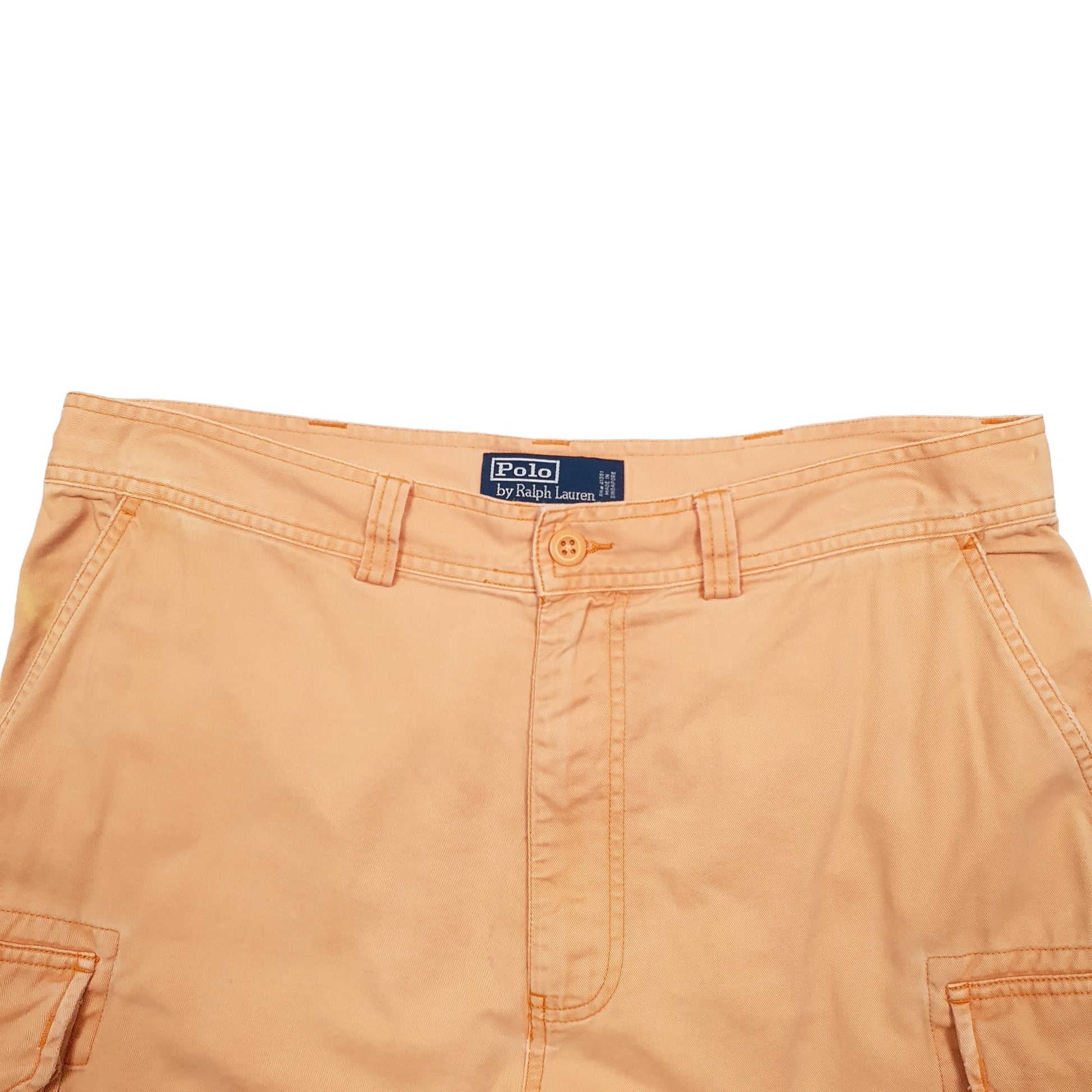 Mens Orange Polo Ralph Lauren  Cargo Shorts