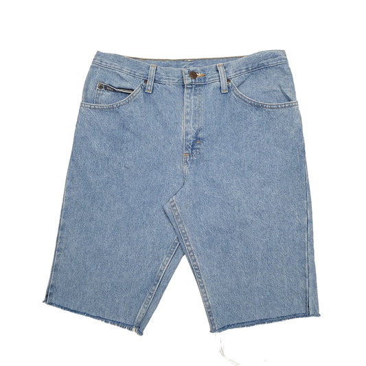 Mens Blue Lee Cut Off Denim Shorts
