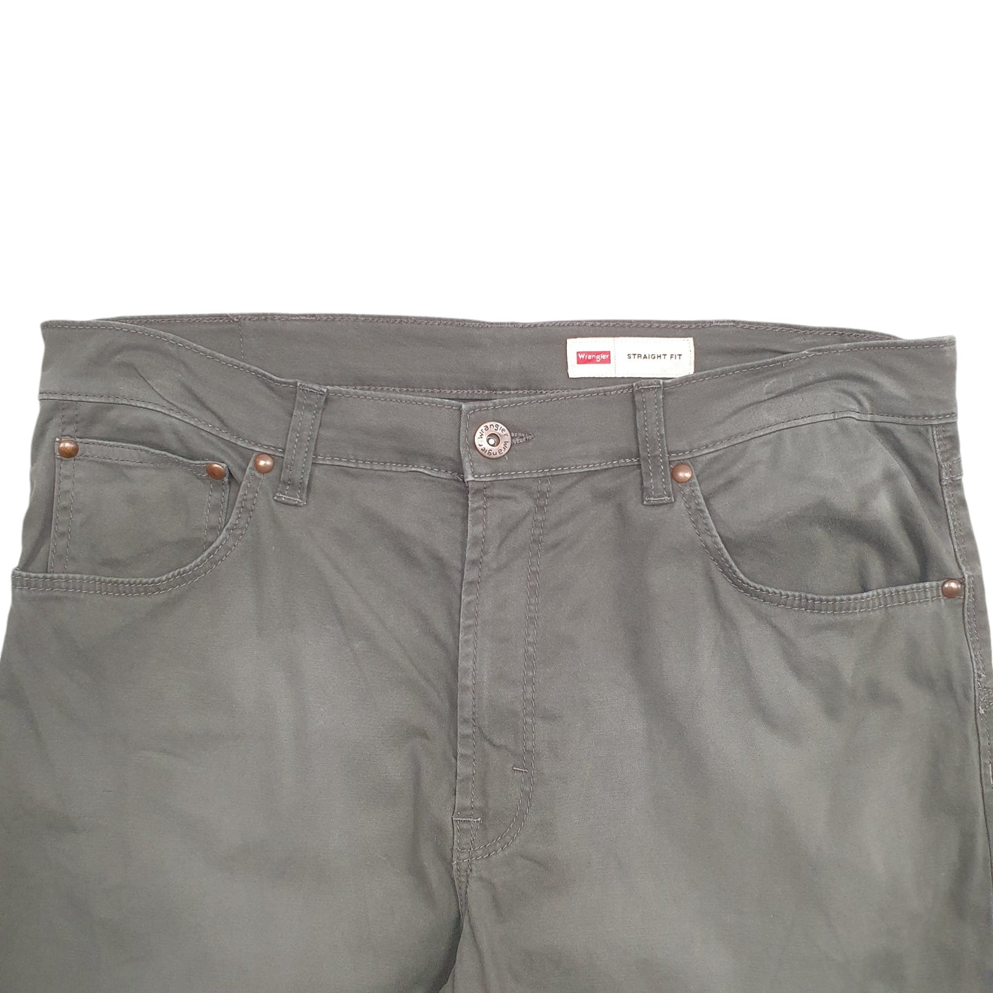 Mens Green Wrangler  Straight JeansW34 L32