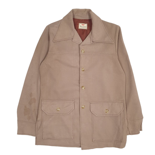 Mens Beige Levis Vintage Panatela  Coat