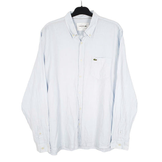 Mens Blue Lacoste  Long Sleeve Shirt