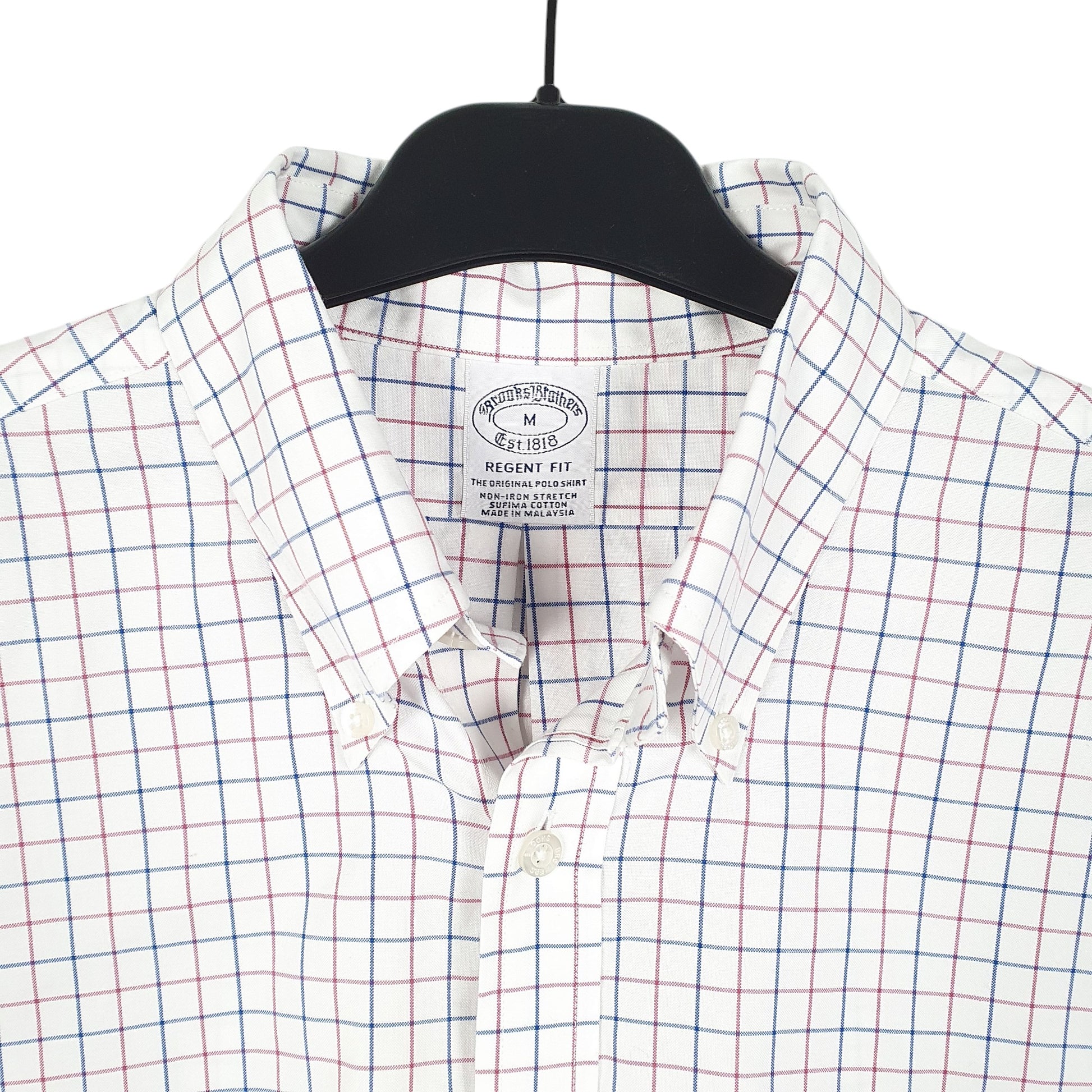 Mens White Brooks Brothers Regent Long Sleeve Shirt