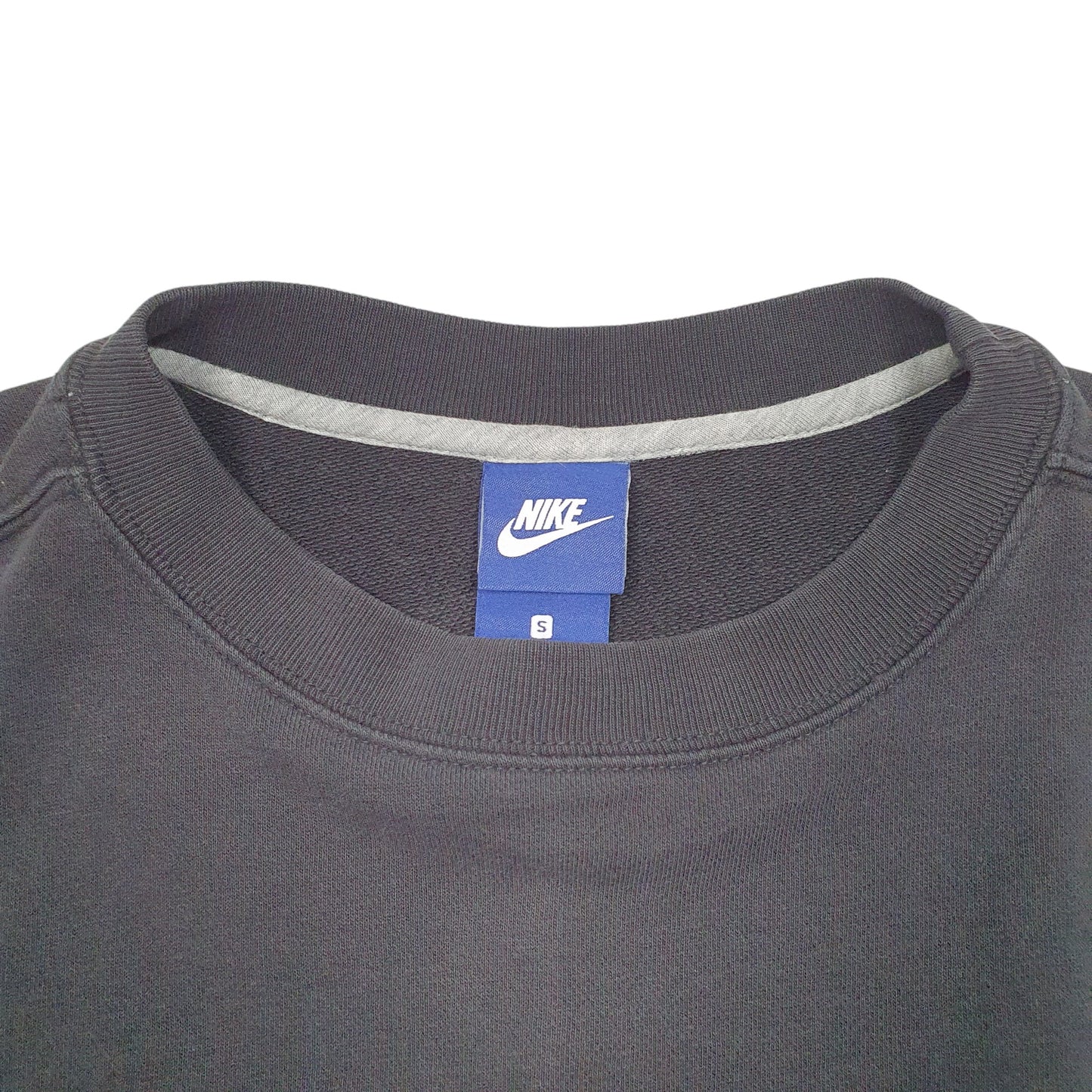Womens Black Nike Short Sleeve Workout Gym Running Crewneck Jumper