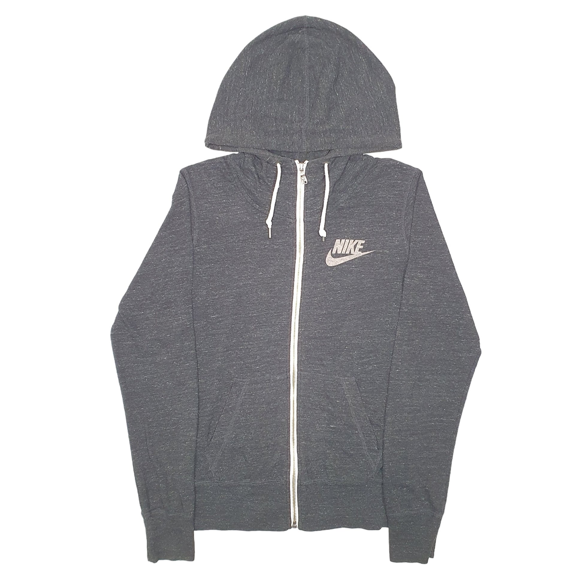 Womens Grey Nike Hoodie Full Zip Jumper