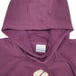 Womens Burgundy Columbia Spellout Hoodie Jumper